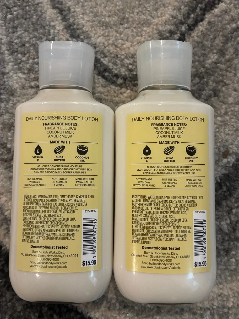 New Bath & Body Works Shea Butter Body Lotion PINA COLADA SWIRL Set NWT